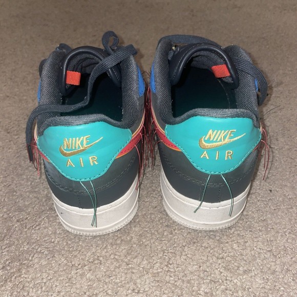 Nike Air Force 1 Low BHM Black History Month 2020 CT5534-001 Size 10 - Picture 5 of 8